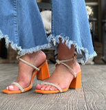 Melina Heels in Orange