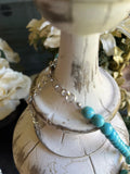 Turquoise Pearl Blue Hawaii Necklace