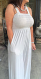 Everyday Pretty Jumpsuit in Bone S-2X