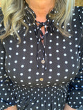 Bettye Polka Dot Dress S L
