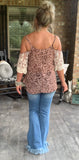 Farrah Pull on Flares Medium Wash M
