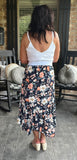 Summer Love Ruffle Skirt in Navy S-L