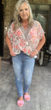 Missy Pull on Medium Wash Jeans/Restock S M 2X