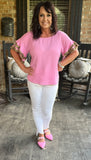 Bubblegum Pink Crystal Mules
