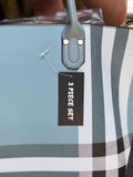 Blush Plaid 3 in 1 Handbag