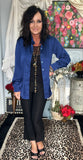 Opal Blouse in Midnight Blue S-XL