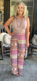 Tuscany Bound Wide Leg Pants M -2X