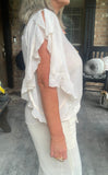 Sunny Saturday Blouse in Ivory S XL 1X