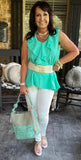 Happy Days Blouse in Mint