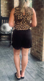 The Julie Leopard Romper S L XL