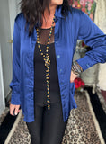 Opal Blouse in Midnight Blue S-XL
