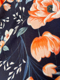 Summer Love Ruffle Skirt in Navy S-L
