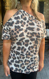 Dreaming Big Leopard Top S M