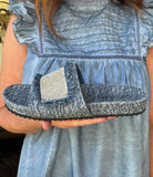 Quincee Slides in Dark Denim
