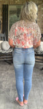 Missy Pull on Medium Wash Jeans/Restock S M 2X