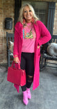 Pretty Patent Handbag in Fuchsia