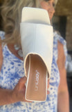 Tara Heels in White 5.5 -8.5