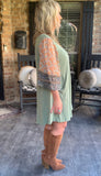 Mabel Dress in Sage XL