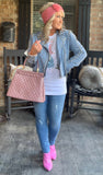 Missy Pull on Medium Wash Jeans/Restock S M 2X