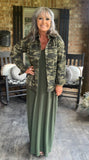 Everyday Pretty Dress in Dark Olive 2x