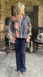 Courtney Pull Up Dark Denim Jeans S