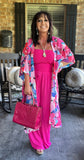 Paradise Pretty Kimono in Rose S/M - 1X/2X