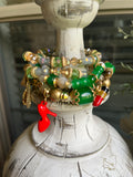 Charmed in Green Bracelet Stack