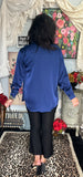 Opal Blouse in Midnight Blue S-XL