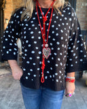 Sweetest Polka Sweater S