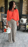 Riviera Leopard Wide Leg Pants 2 S-3X