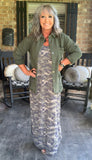 Camo Chic Dress S M 3X