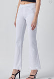 White Denim Pull on Petite Flares S M XL 3X
