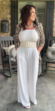 Everyday Pretty Jumpsuit in Bone S-2X