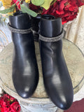 Lily Rhinestone Booties in Black 6-10