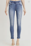 Missy Pull on Medium Wash Jeans/Restock S M 2X
