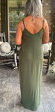 Everyday Pretty Dress in Dark Olive 2x