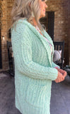 Mint Mid Length Cardigan S/M M/L