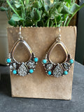Druzy Turquoise Earrings