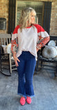 Pull Up Fringe Capri Flares Dark Denim S M