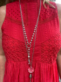 Unwritten Story Dress in Cherry