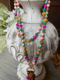 Emma Tassel Necklace in Multi