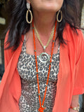 Circle of Love Gold Crystal Necklace