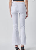 White Denim Pull on Petite Flares S M XL 3X