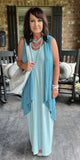 Everyday Pretty Dress in Light Blue Grey L XL