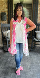 Pinkie Daisy Lace Vest S/M L/XL
