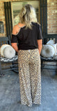 Riviera Leopard Wide Leg Pants 2X 3X