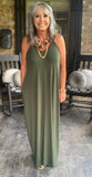 Everyday Pretty Dress in Dark Olive 2x