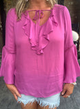 Plum Kisses Blouse S M
