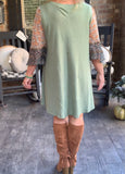 Mabel Dress in Sage XL