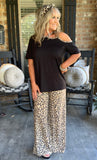 Riviera Leopard Wide Leg Pants 2X 3X